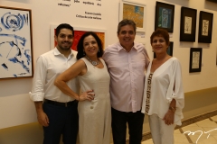Fernando, Elusa e Totonho Laprovitera e Lilia Quinderé
