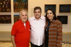 Geraldo César, Totonho Laprovitera e Jaqueline Teixeira