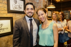 Fernando Laprovitera e Natércia Saboya
