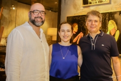 Newton Whitehurst, Bia Fiuza e Leonardo Leal