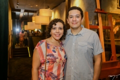 Sara Cortez e Guilherme Irffi
