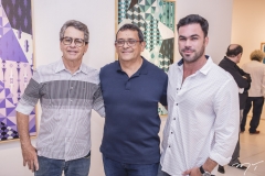 César Fiúza, José Guedes e César Fiúza Filho