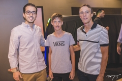 Victor Moreira, Lucas Salazar e Lúcio Salazar