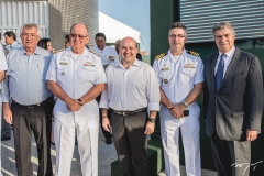 Cmdt Aguiar Freire, Roberto Macedo, Cmdt Leal Ferreira, Roberto Cláudio, Cmdt Leonardo Salema e Amarilio Macedo