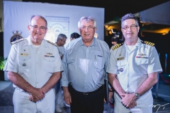 Cmdt Leal Ferreira, Roberto Macedo e Cmdt Leonardo Salema