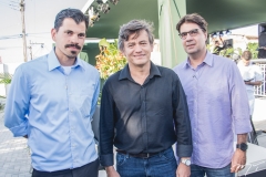 Daniel Lustosa, Arthur Albuquerque e Marcelo de Castro