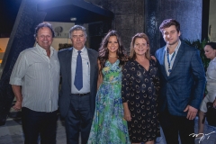 Wilton Correia Lima, Amarilio Macedo, Fernanda Levy, Geni Levy e Omar Macedo