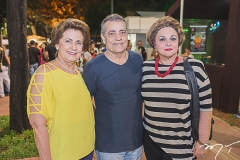 Regina Aragão, Laerte Fernandes e Alessandra Aragão