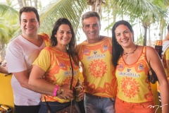 Ricardo Brandão, Sara Viana, Paulo César e Rose Albuquerque