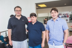 Hiago Façanha, George Lima e Rosalvo Carneiro
