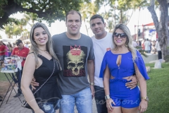 Amanda Melo, Júlio Rodigues, Júnior Marcel e Naiara Ribeiro