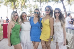 Danielle Melo, Carol Costa, Elane Araújo, Andressa Vidal e Jamile Normadia