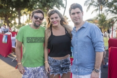 Élcio Batista, Lana Pinheiro e Bruno Barreira