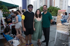 Gabriel Baquit, Fernanda Beviláqua e Keith Harris