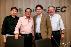 Edgar Gadelha, Beto Studart, Felipe Esteves e Ricardo Cavalcante