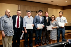 Fernando Castelo Branco, Carlos Rubens, Orlando Siqueira, Julio Sarmento, Andre e Sonia Pinheiro e Roberto Ribeiro