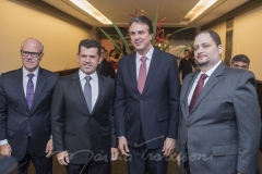 Vitor Ciasca, Erick Vasconcelos, Camilo Santana e Reinaldo Salmito