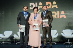 Edson Queiroz Neto, Elisa Gradvohl e Élcio Batista
