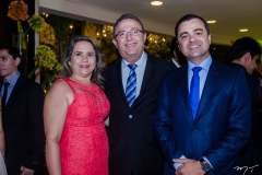 Regina Cláudia, Joaquim Rolim e Sandoval Feitosa