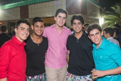 Daniel Figueiredo, Pedro Campos, Matheus Canamary, Gustavo Alcântara e João Victor Linhares