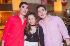 Lucca, Lissa e Luciano Dias Branco