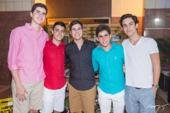 Matheus Canamary, Daniel Figueiredo, Dante Bonorandi Filho, João Victor Linhares e Dudu Bichucher