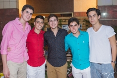 Matheus Canamary, Daniel Figueiredo, Dante Bonorandi Filho, João Victor Linhares e Dudu Bichucher