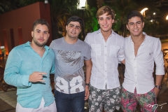 Ricardo Gadelha, Daniel Arruda, Afonso Rocha e Davi Picanço