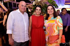 Luciano Cavalcante, Márcia Travessoni e Denise Cavalcante
