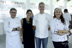 Charton Nogueira, Denise Arruda, Albertino Araújo e Sílvia Vasconcelos