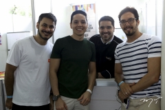 Sávio Caldas, Cristiano Aguiar, Rodrigo Portela e Leonardo Abucham