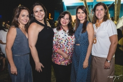 Ana Clara Ferreira Gomes, Márcia Rios, Martinha Assunção, Lorena Pouchain e Nara Amaral