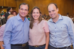 Beto Studart, Ticiana Cidrim e Felipe Oquendo