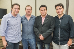 Rodrigo Pereira, Rodrigo Saboia, Demétrius Jorge e Gilberto Pires