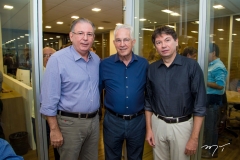 Ricardo Cavalcante, Carlos Prado e Edgar Gadelha