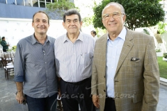 Dante Donorande, Orlando Siqueira e Cândido Quinderé