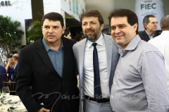 Sérgio Lopes, Élcio Batista e Evandro Leitão