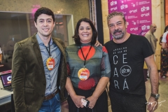 Fernando Rodrigues, Patricia Varela e Claudio Silveira