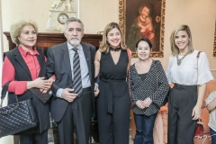 Aurinete Morais, Francisco Mendes, Valéria Morais, Dora e Mariana Mendes