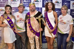 Rainha, João Soares Neto, Rei Momo, Princesa e Marcirlene Pinheiro