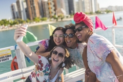 Florinda promove a coleção "Flores de Jorge" com evento em alto mar