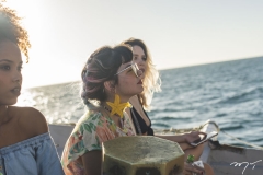 Florinda promove a coleção "Flores de Jorge" com evento em alto mar