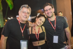 Eduardo Galvão, Amanda de Godoi e Thierry Figueira