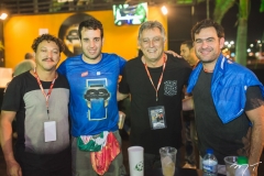Fábio Lago, Zé Ricardo, Eduardo Galvão e Thierry Figueira
