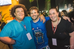 Gominho, Cláudio Nelson e Clara Franck