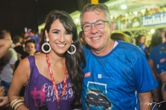 Lia Quinderé e Cláudio Nelson