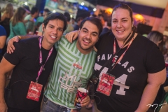 Italo Girão, Tiago Simões e Clara Franck