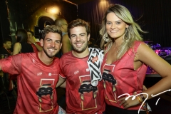 Pedro Campos, Cláudio Nelson e Camila Vasconcelos