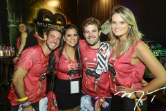 Pedro e Ana Márcia Campos, Cláudio Nelson e Camila Vasconcelos