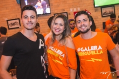 Emanuel Maia, Rebeca Araújo e Renan Melo